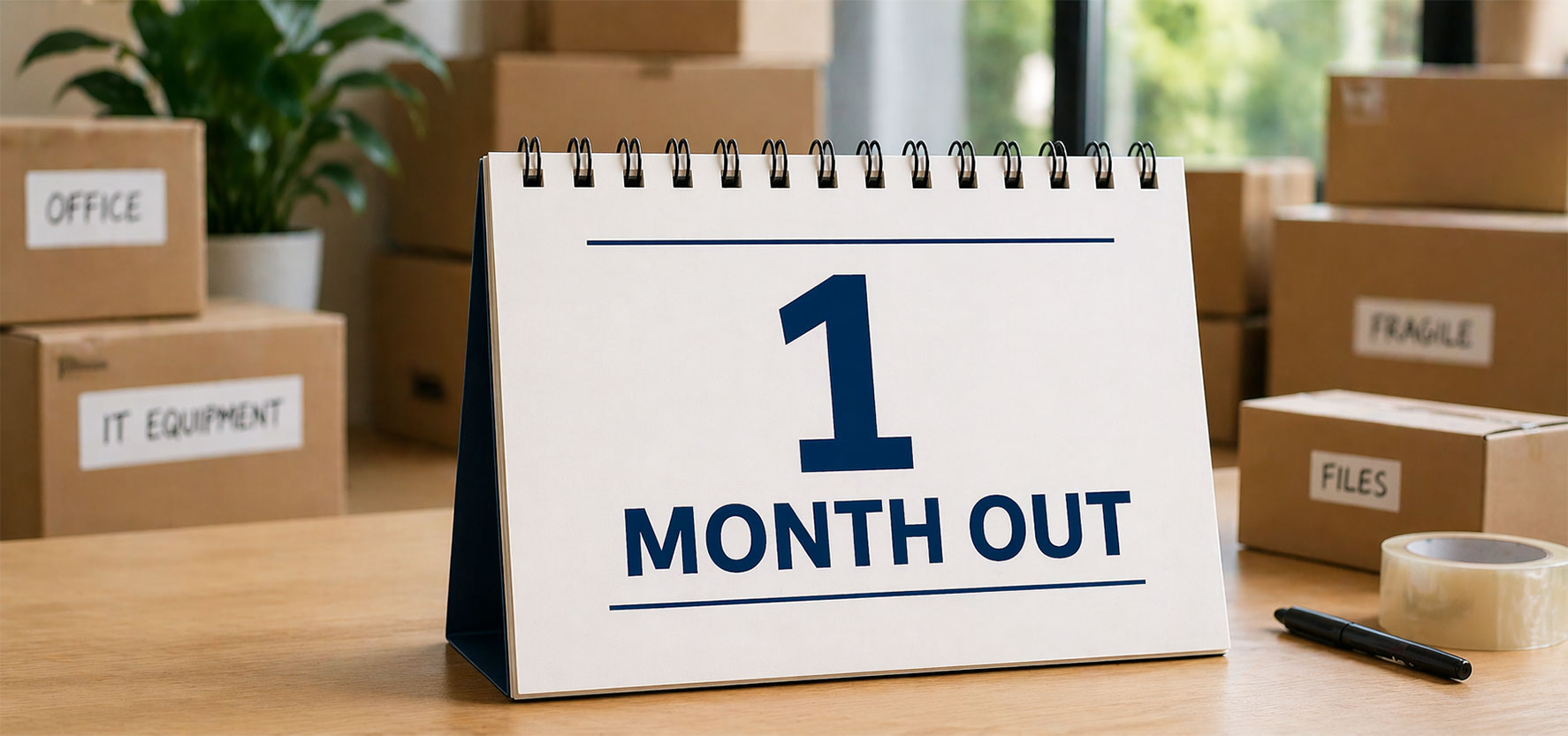 1 month out - office relocation